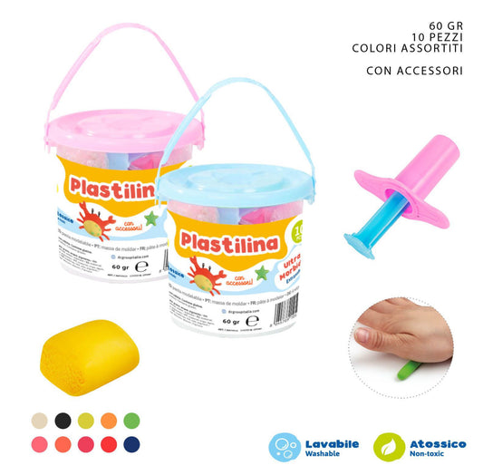 PRYMA plastilina colorata 6G 10pz