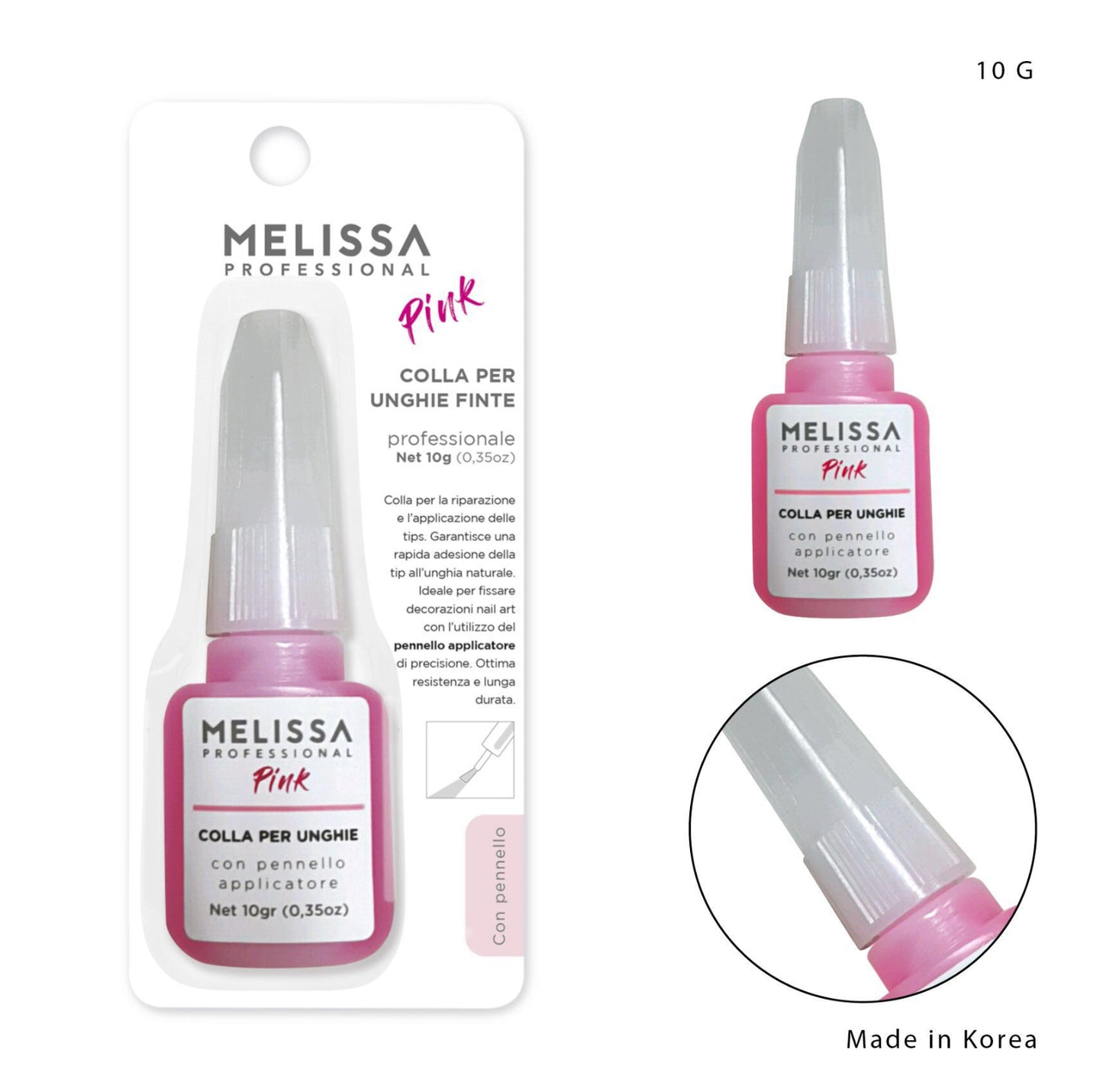 MELISSA colla per unghie finte PINK