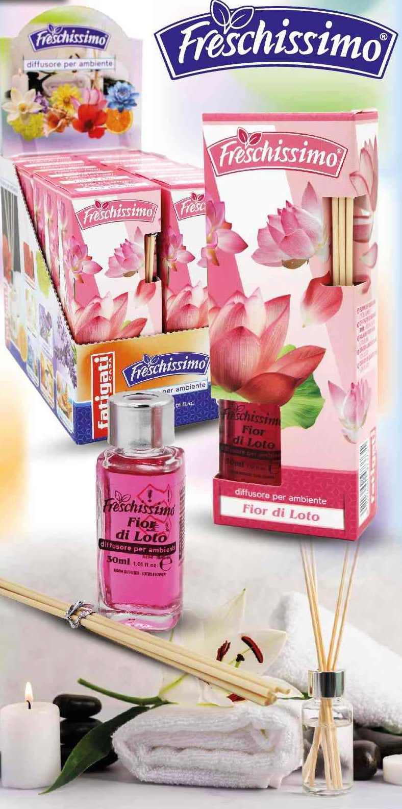 DIFFUSORE fiore di loto 30ml
