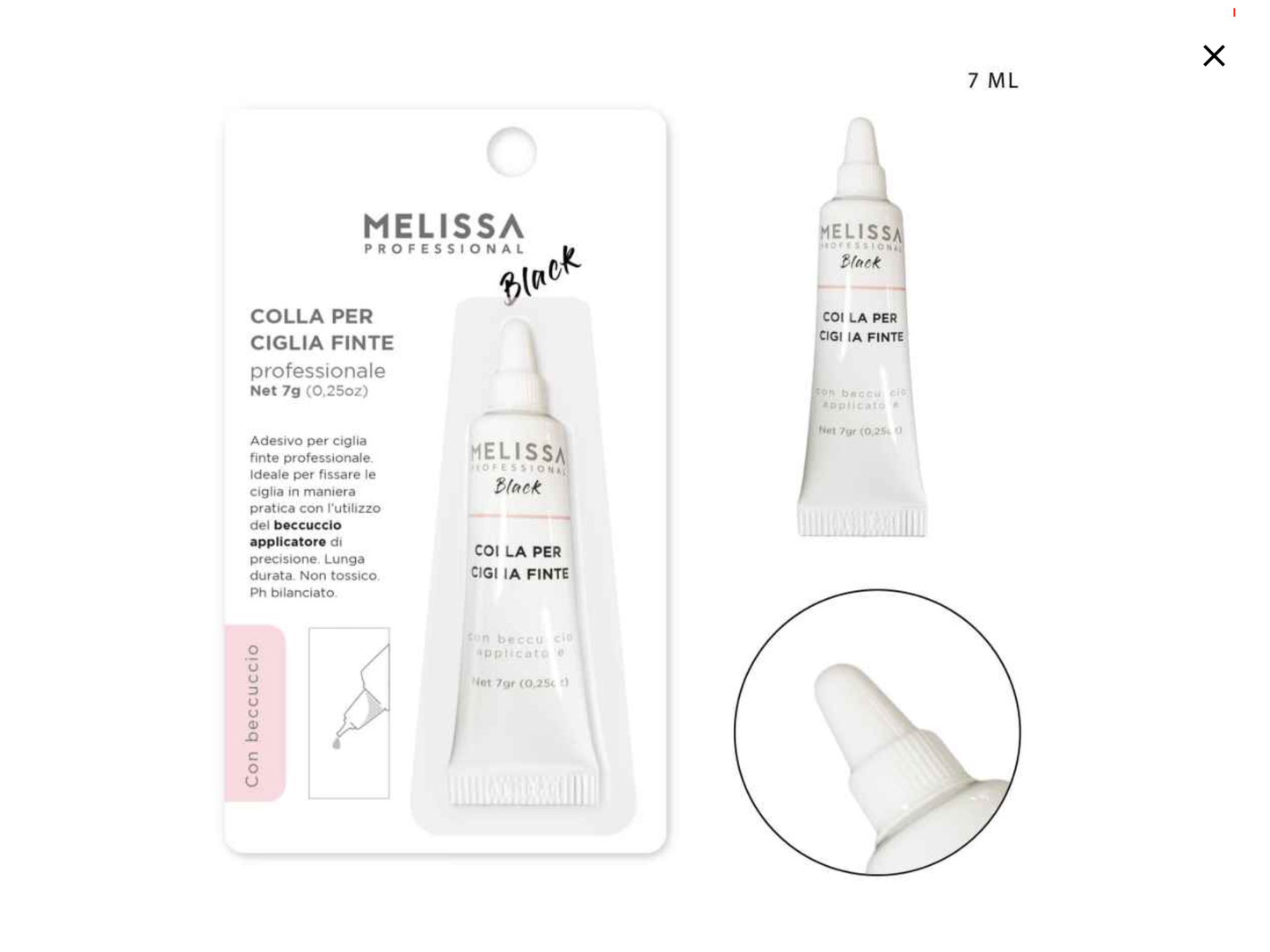 MELISSA colla per ciglia finte BLACK