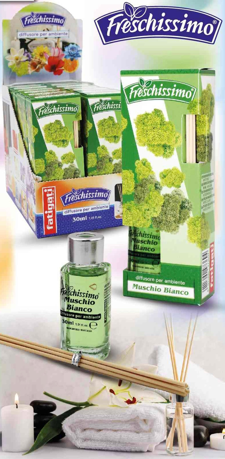 DIFFUSORE muschio bianco 30ml