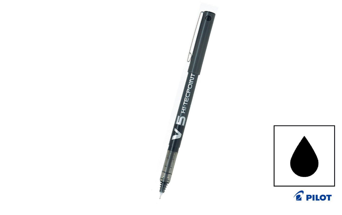 Pilot V 5 hi-tecpoint penna nero 0,5