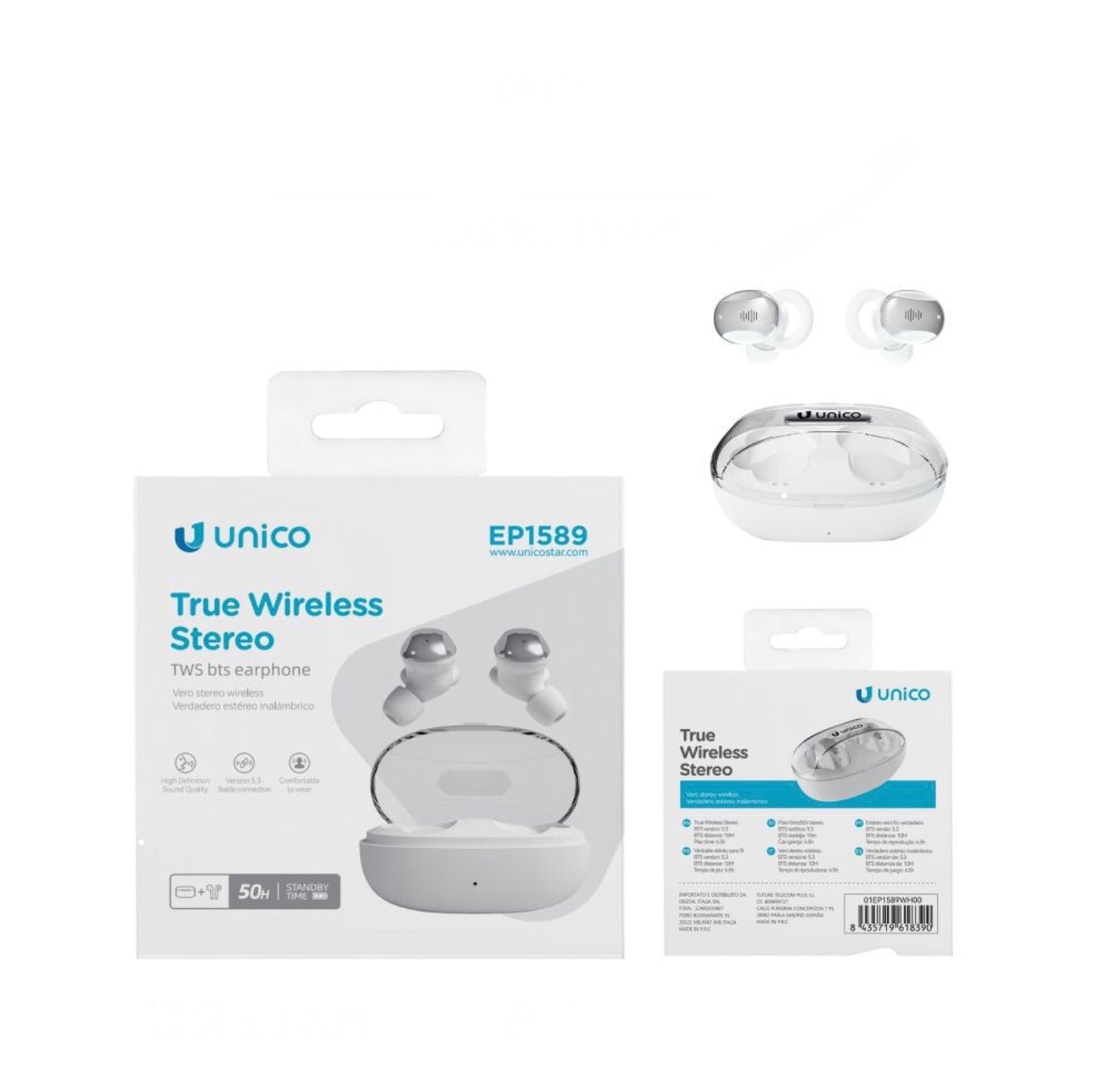 UNICO auricolare bluetooth TWS EP1589