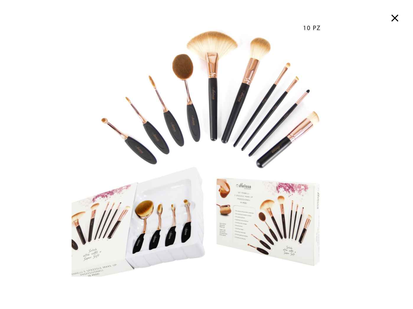 MELISSA Set pennelli 10 pz Make up