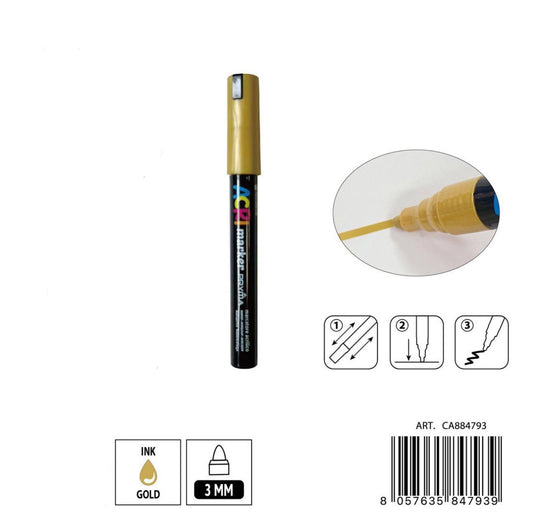 PRYMA marcatore acrilico 3mm N.116 oro