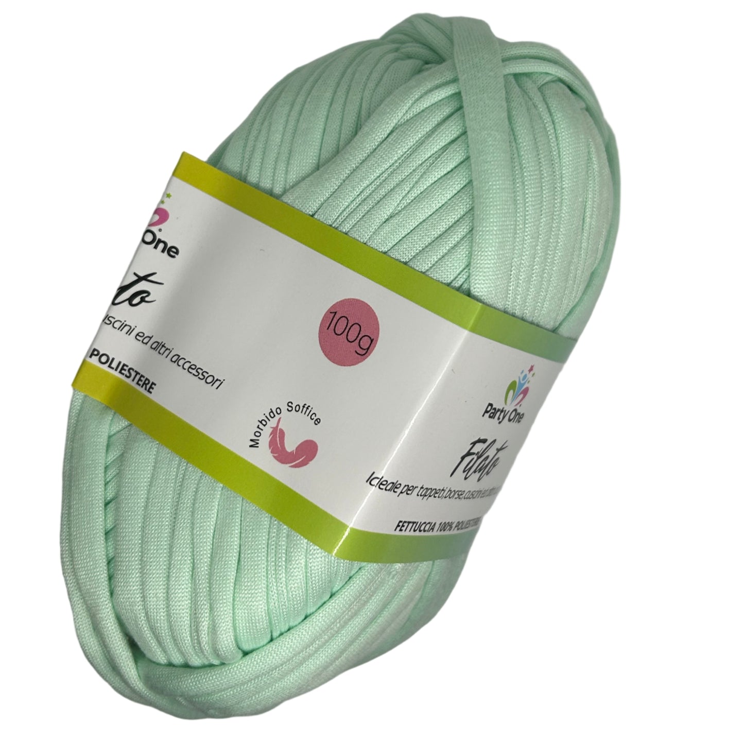 FETTUCCIA verde acqua chiaro 100g ART.14144