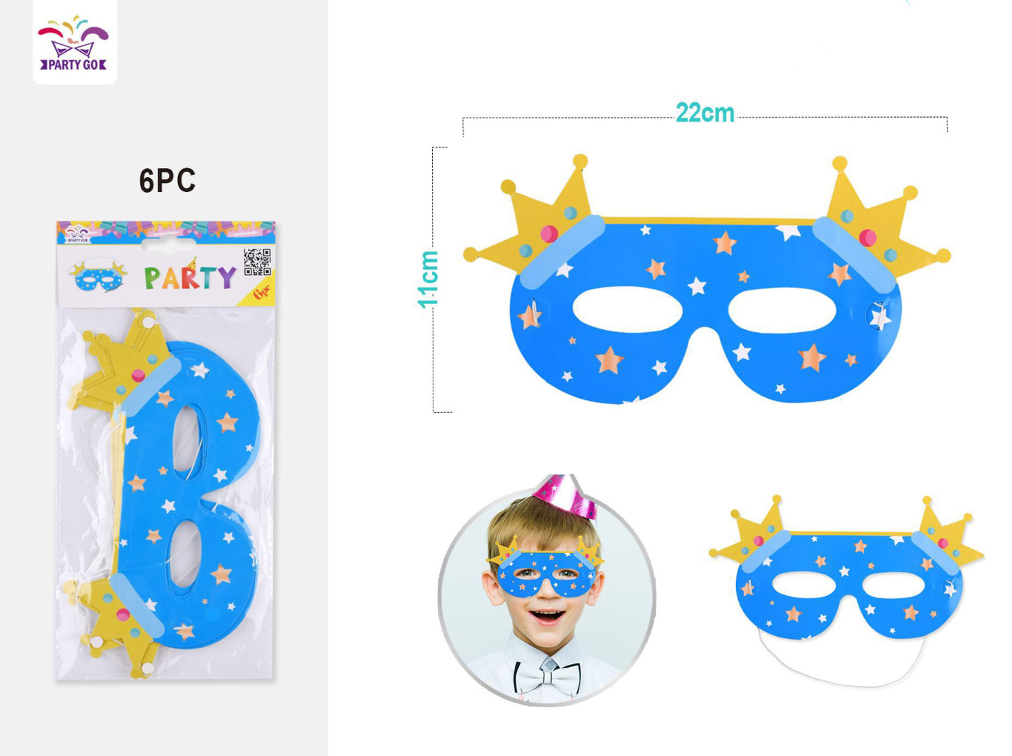 Machera blu per party