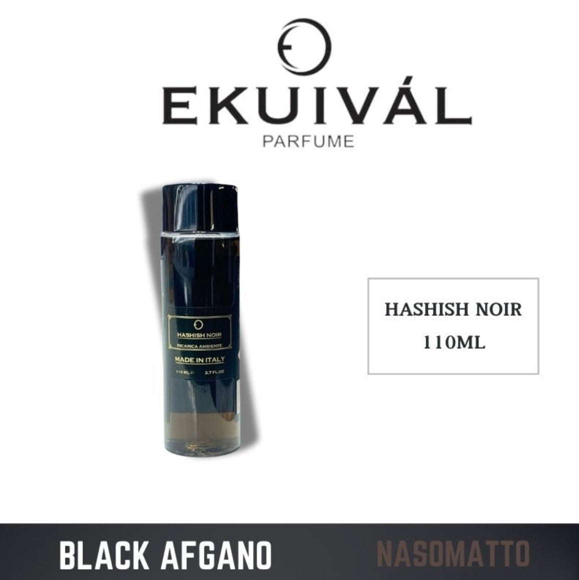 RICARICA ambiente 110ml HASHISH NOIR