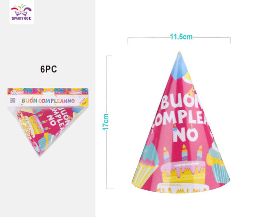 Cappello  rosa buon compleanno