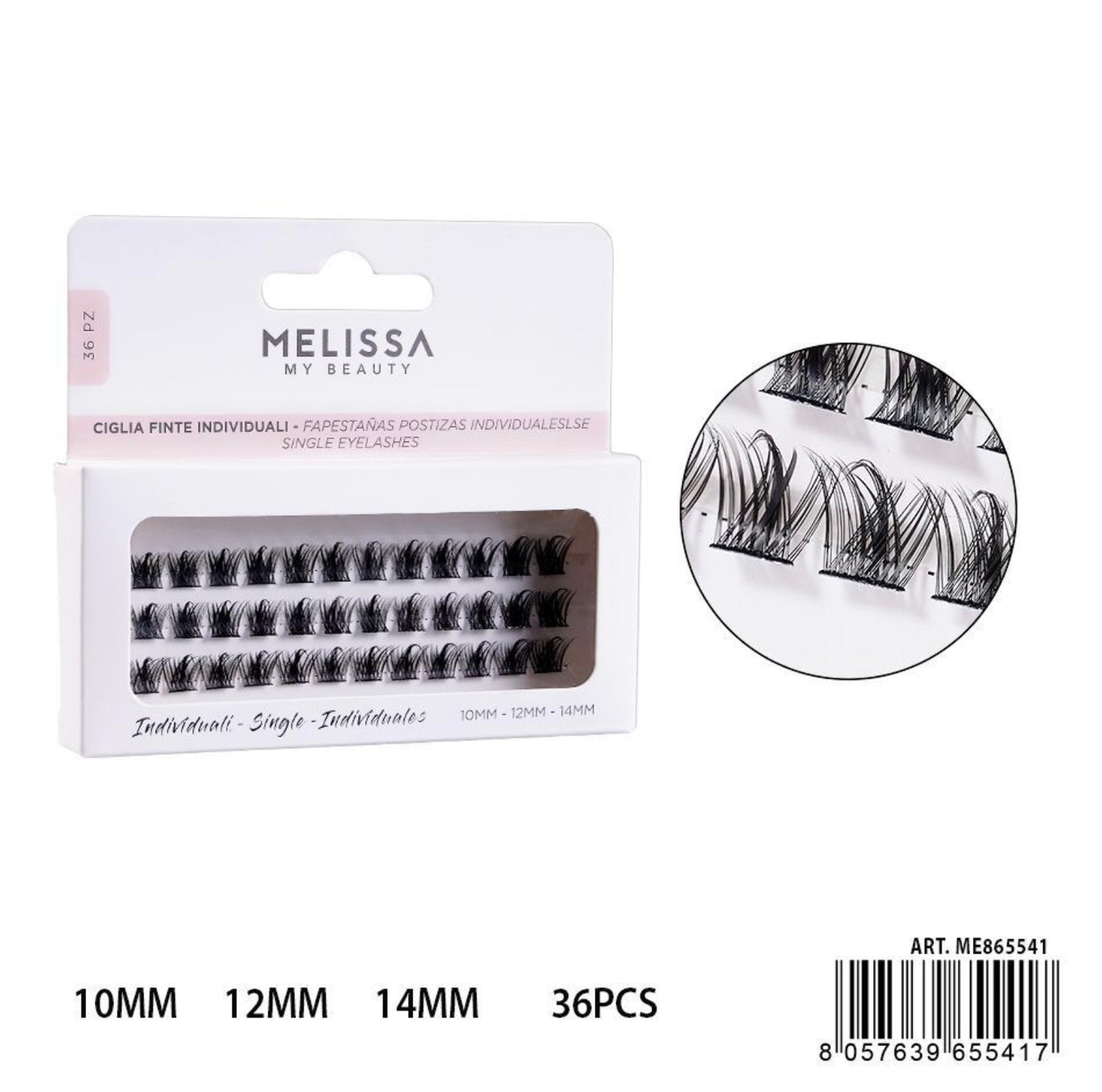 MELISSA ciglia finte individuali 36pz