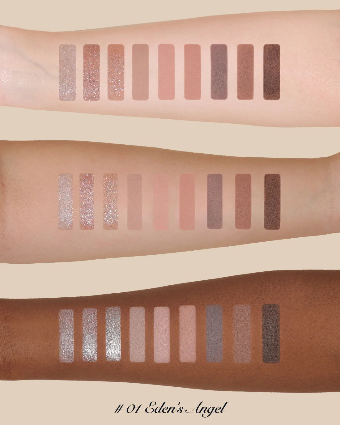 FLOWERKNOWS Little Angel 9 color eyeshadow palette 01