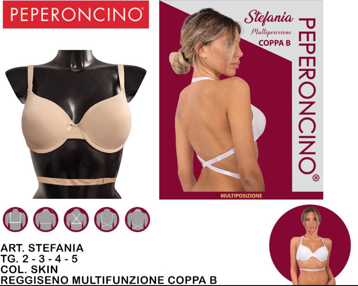 PEPERONCINO reggiseno multifunzione coppa b skin