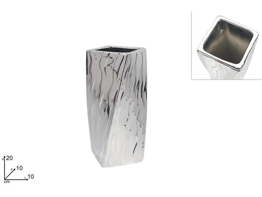 NATALIZIA vado eramica 20cm argento