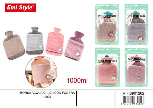 EMI borsa acqua calda con fodera 1000ml