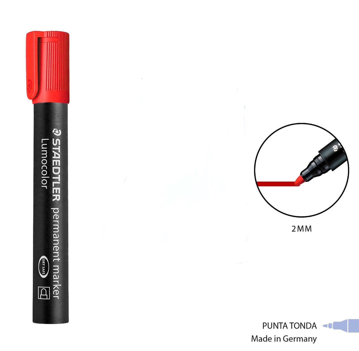 STAEDTLER  pennello  rosso 2mm