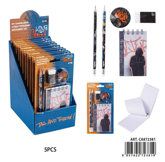 PRYMA L/street memopad 40ff+temperino+matita+gomma