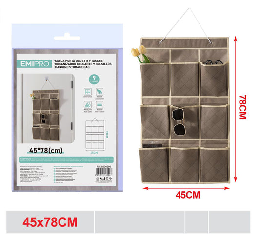 SACCA porta oggetti 9 tasche 45x78cm