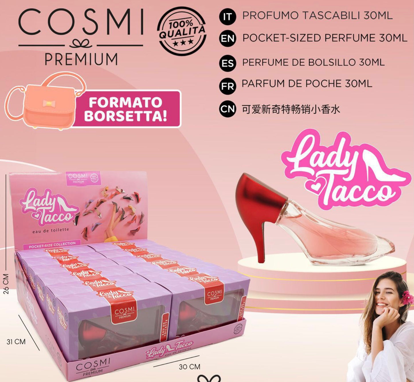 COSMI profumo tascabile Lady Tacco