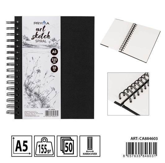 PRYMA album  art sketch spiral A5 50ff 155gr