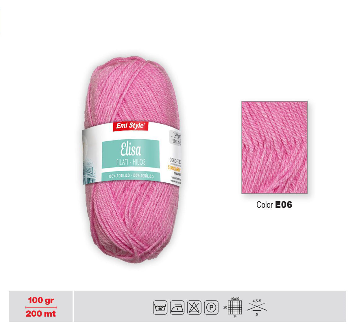 FILATI Elisa 100gr color E06