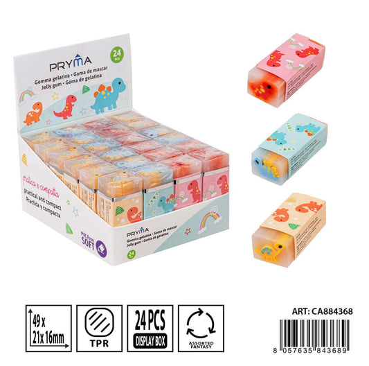 PRYMA  gomma gelatina dinosauro 49x21x16mm
