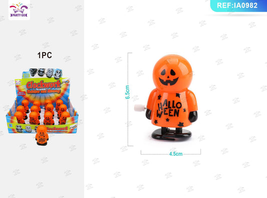 HALLOWEEN giocattolo da zucca che cammina 6,5x4.5cm