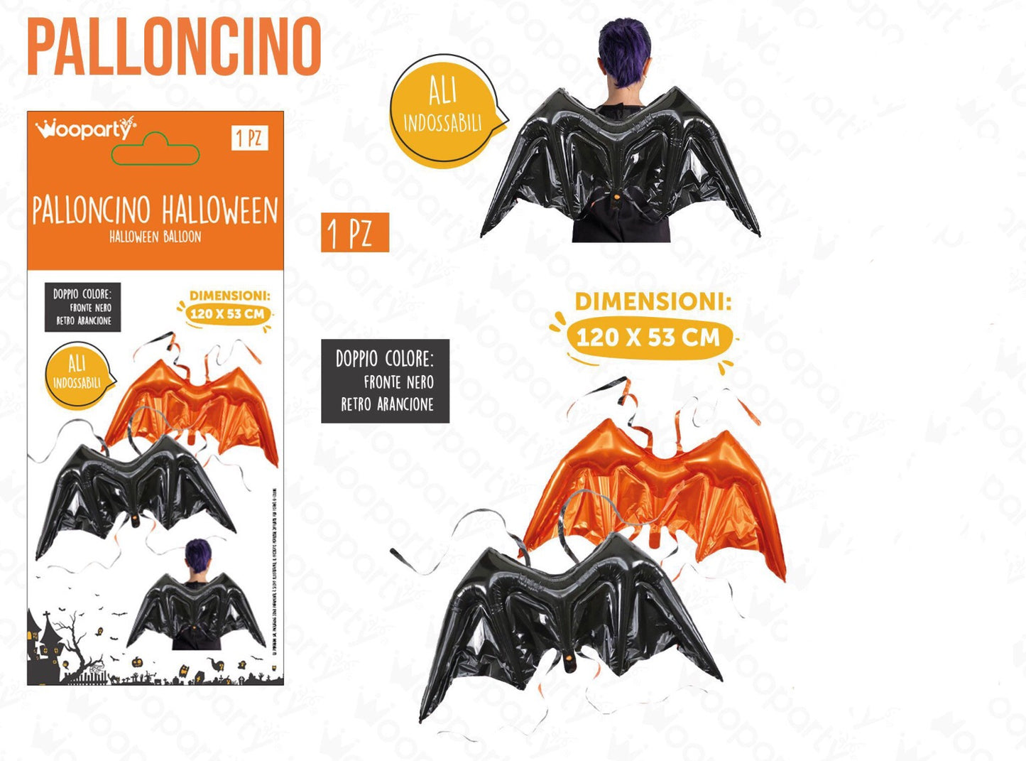 Halloween palloncino 1pz