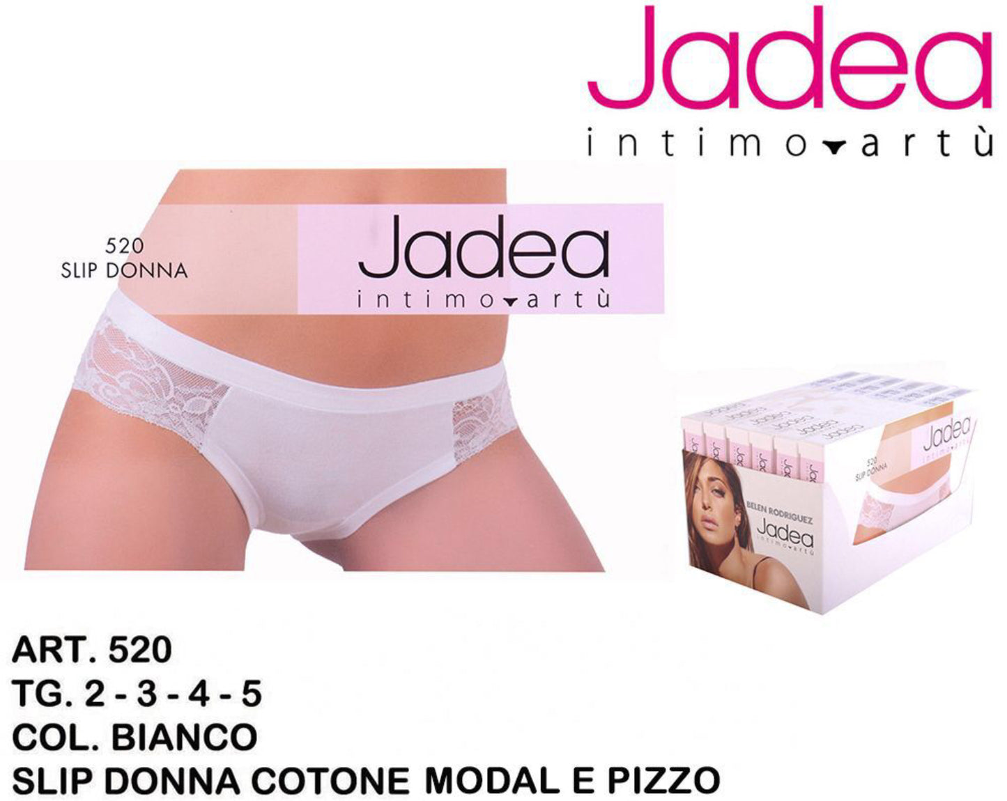 JADEA slip donna pizzo 520