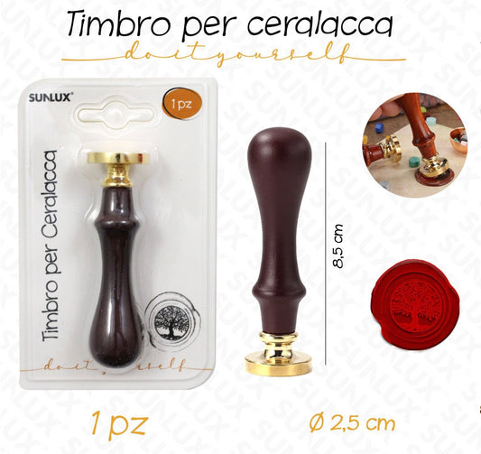 TIMBRO per ceralacca ALBERO 2.5x8.5cm