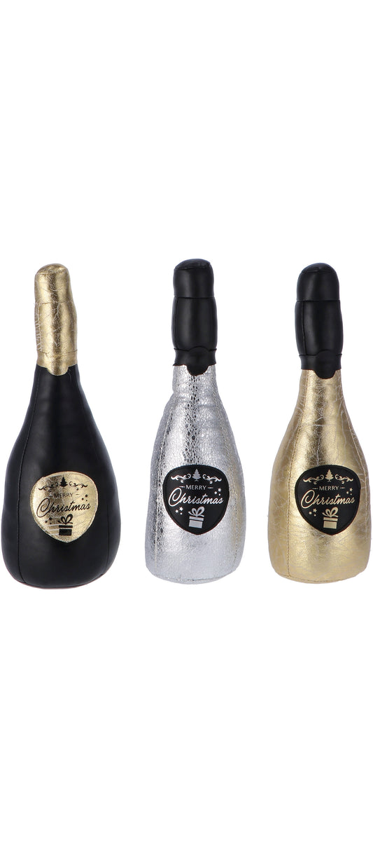 NATALIZIA decorazione bottiglia  in poliestere e sabbia