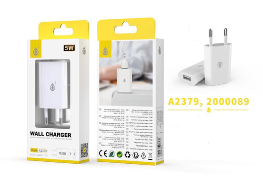 CARICABATTERIE 1 USB 5V