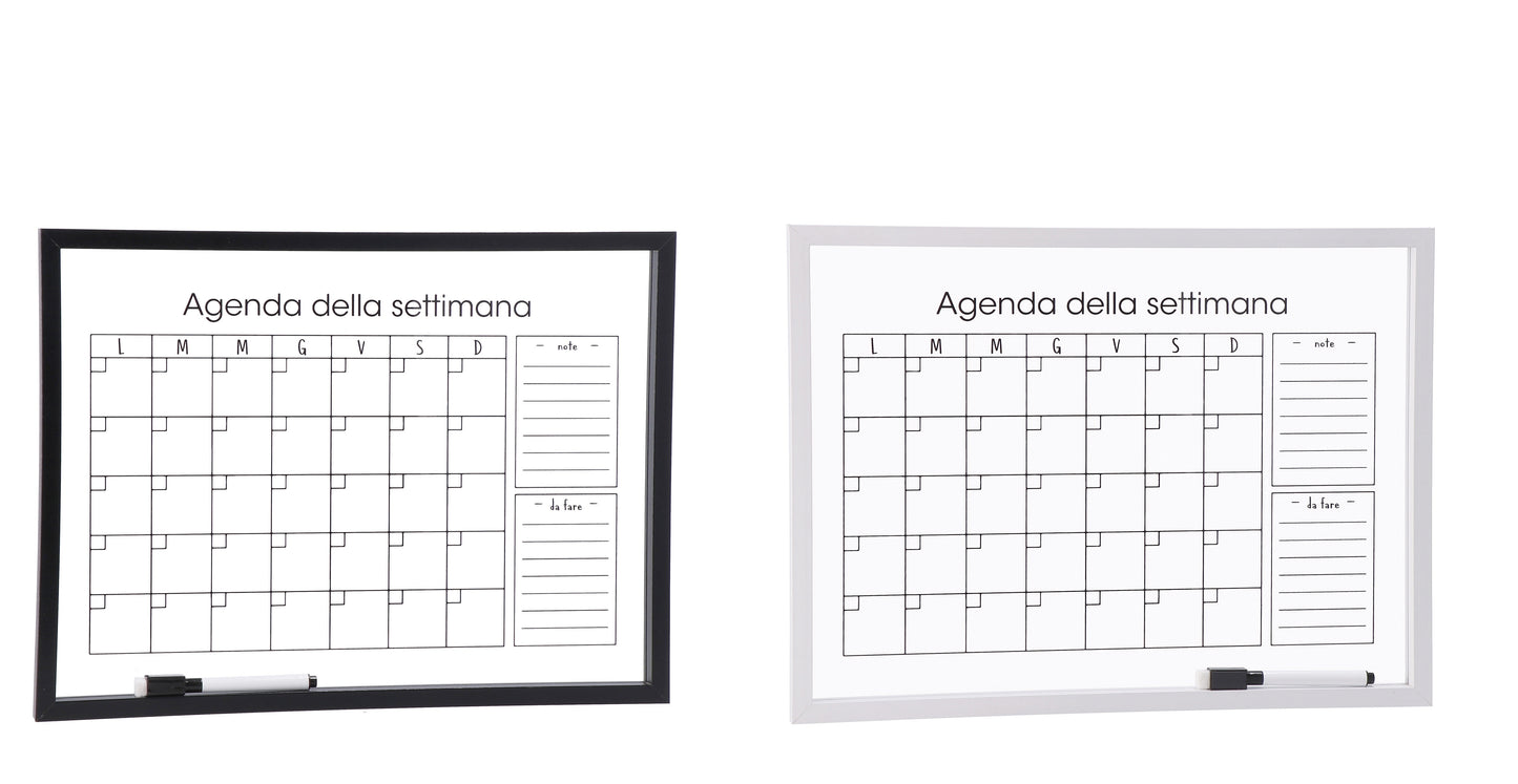 LAVAGNA VETRO MDF CON PENNA 40X30CM