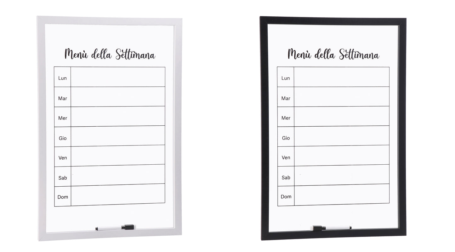 LAVAGNA VETRO MDF CON PENNA 40X60CM