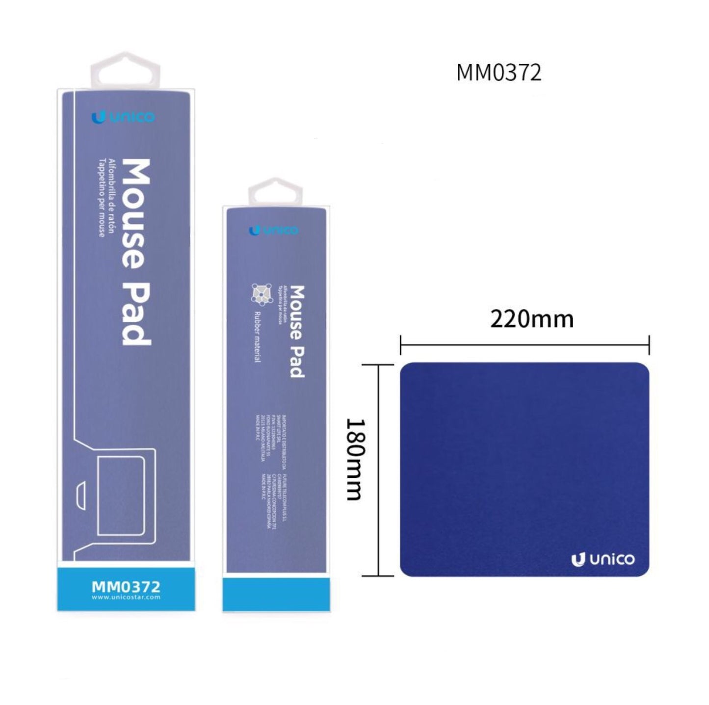 UNICO mouse mat BLUE MM0372
