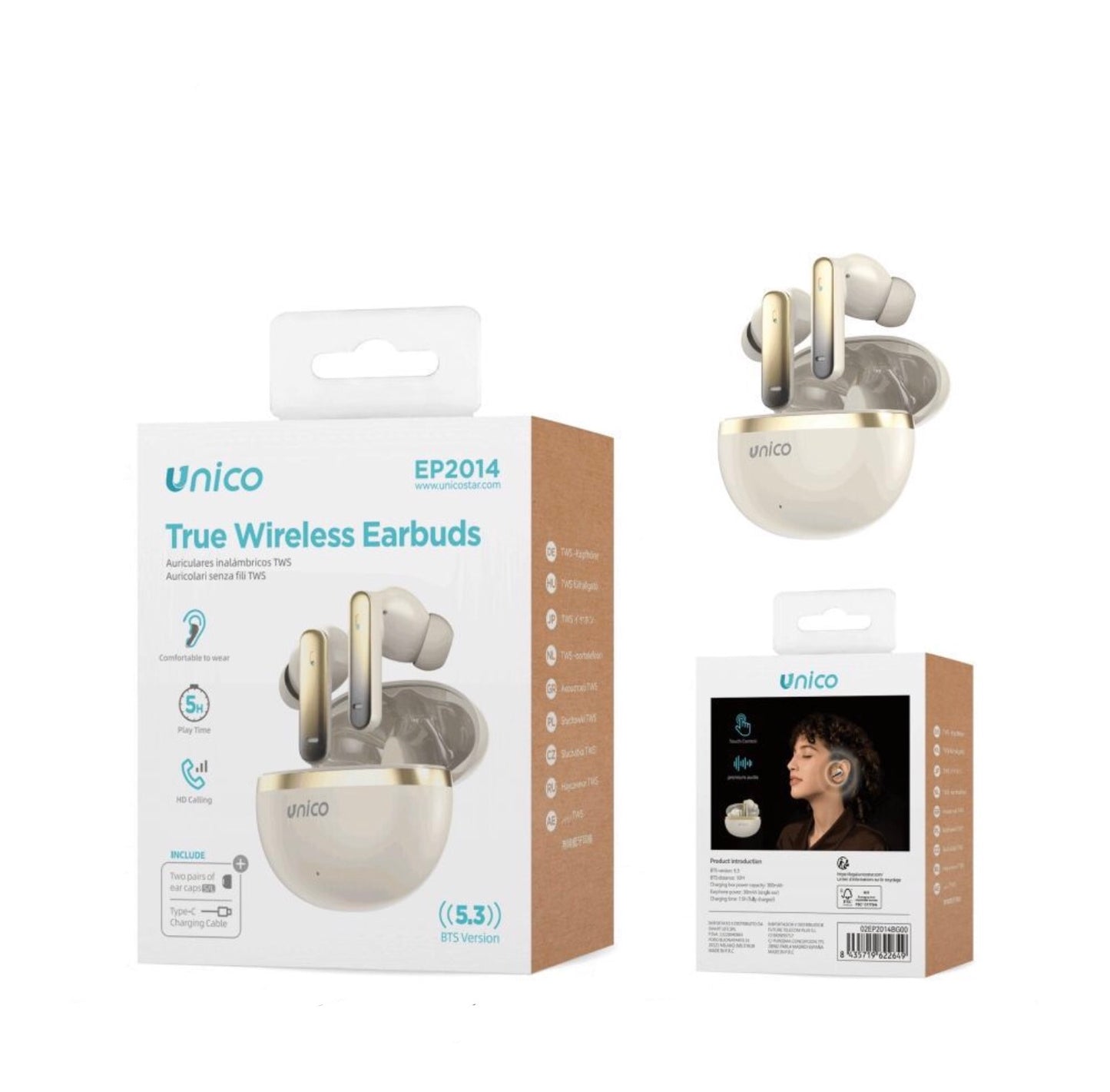 UNICO auricolare bluetooth TWS EP2014