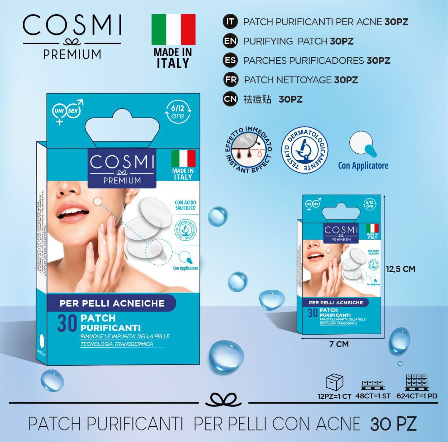 Cosmi per pelli acneiche 30 patch