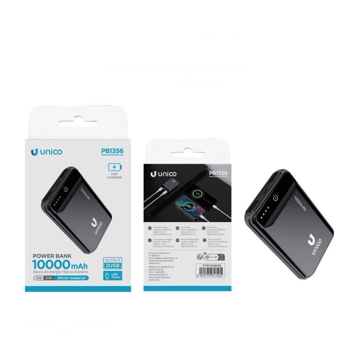 UNICO power bank 10000mAh 2usb PB1356