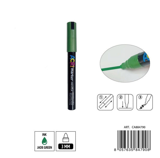 PRYMA marcatore acrilico 3mm N.114 verde giada