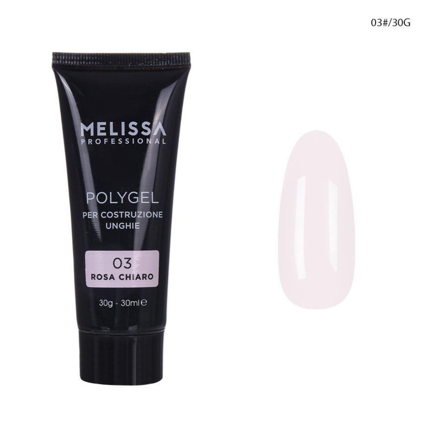 MELISSA polygel 30g n°03 rosa chiaro