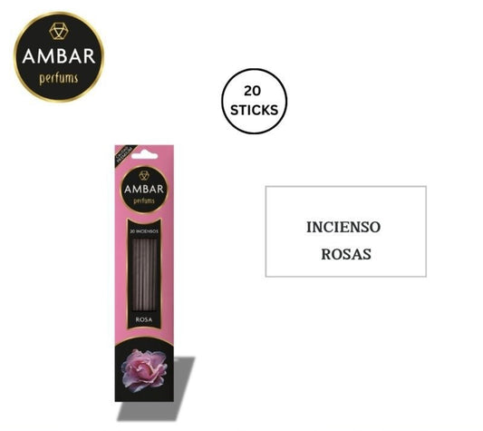 INCENSO rosas 20 sticks