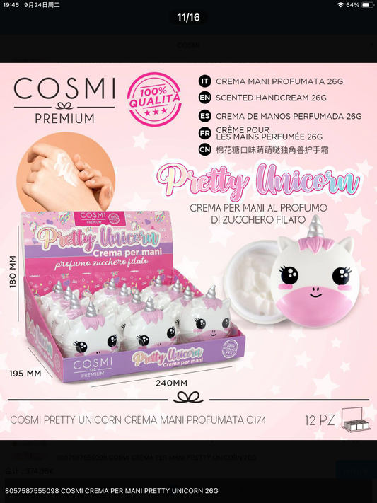 COSMI Crema mani 26g