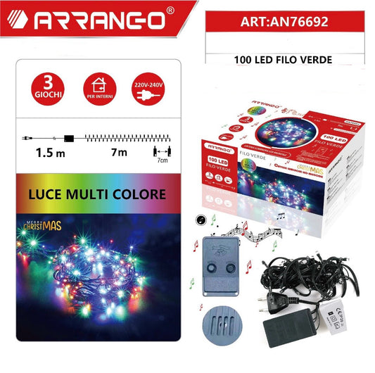 ARRANGO 100LED filo verde