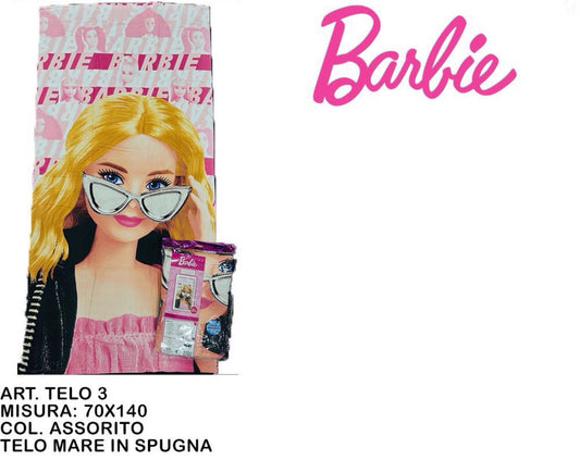 TELO mare in spugna BARBIE 70x140cm