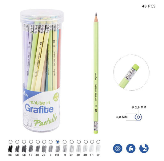 PRYMA matita HB pastello 48pz