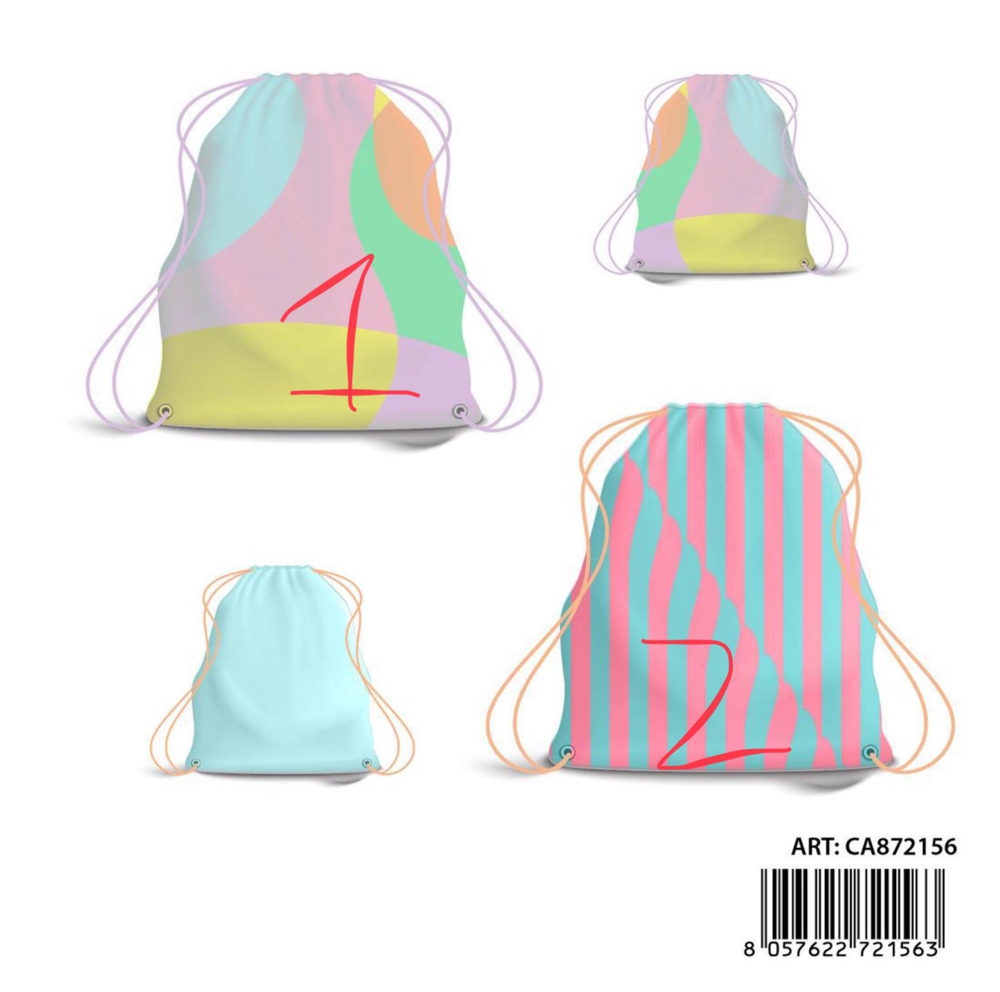 PRYMA p/dream zaino sacco 34x43cm