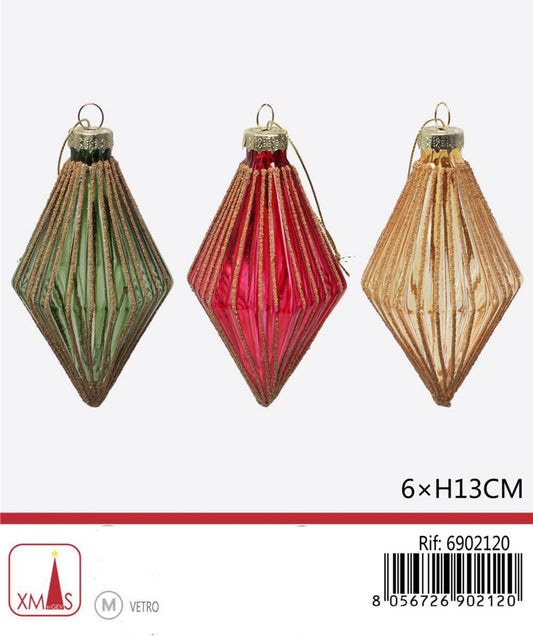 NATALIZIA  decorazione  6x13cm