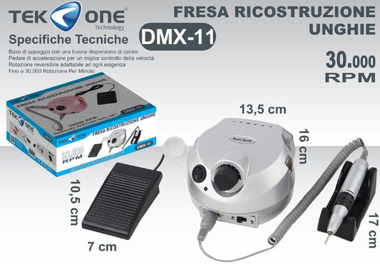 TEK ONE  fresa ricostruzione unghie DMX-11