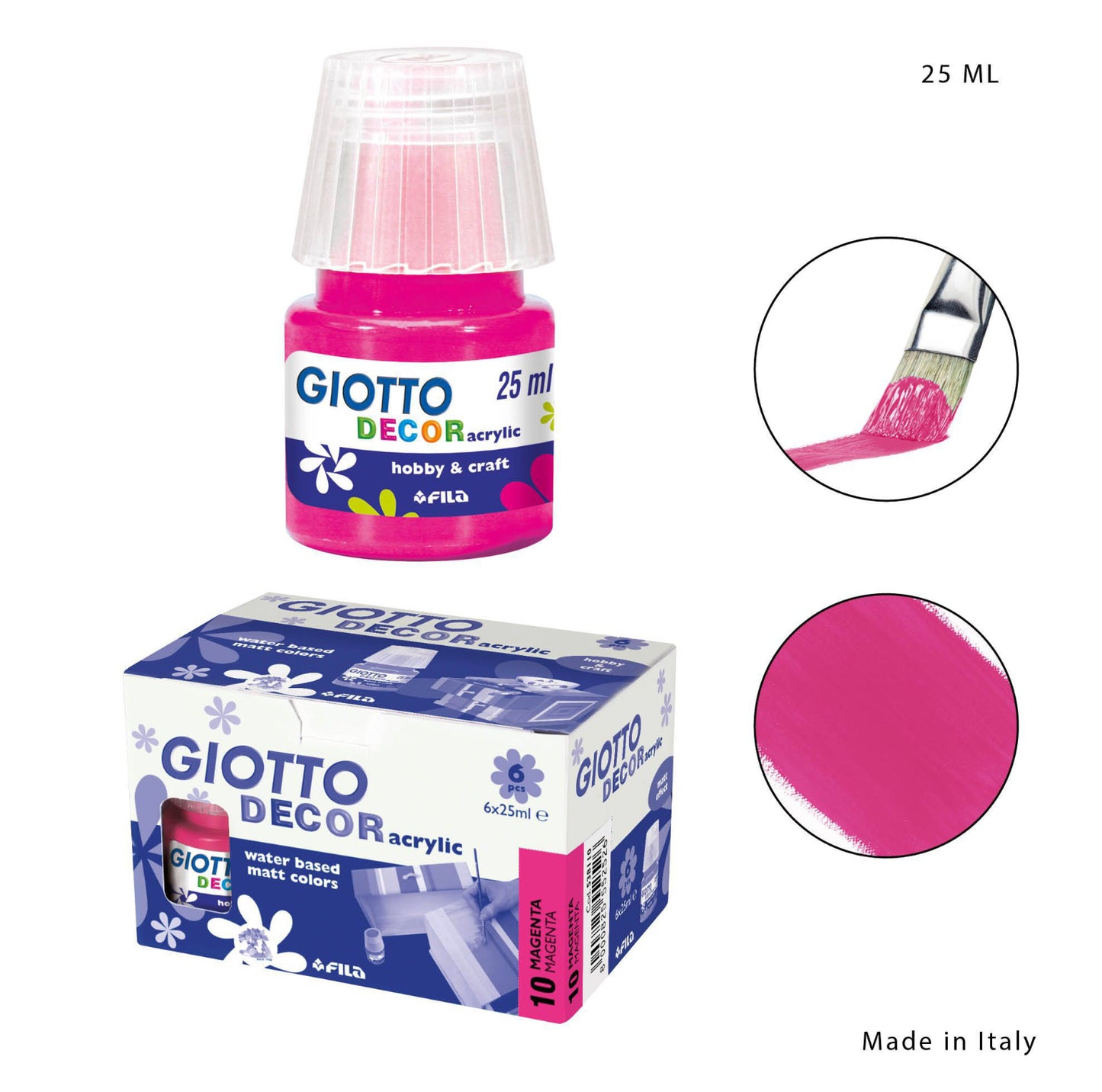 Giotto decor acylic magenta 25ml