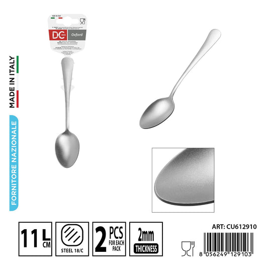 DC CASA Oxford sabbiato cucchiaio moka 11cm 2pz