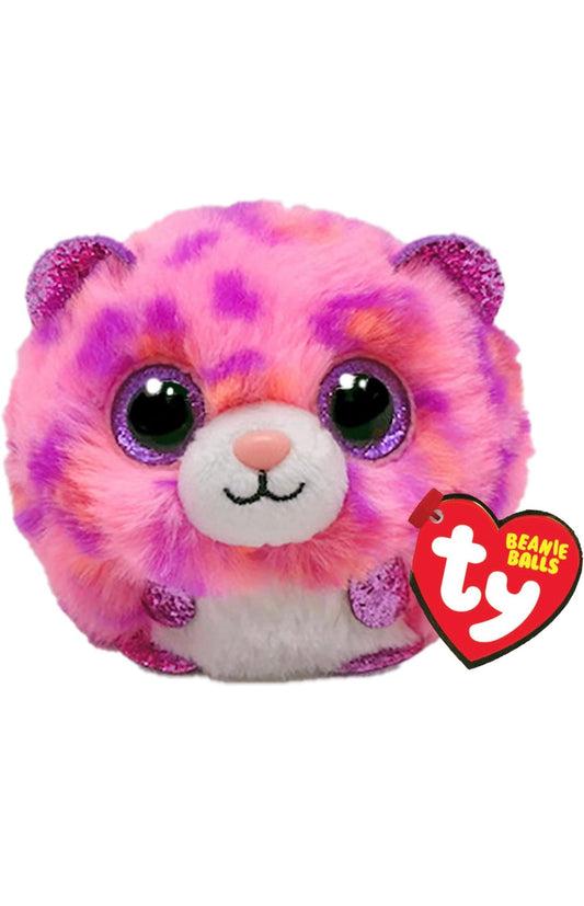 TY beanie balls leopardo rosa